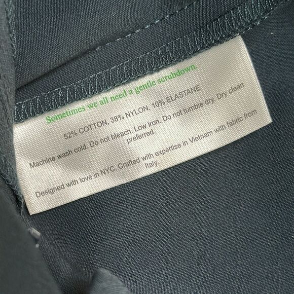 MM Lafluer The Foster Cigarette Lakeside Blue Powerstretch Ankle Pants Size 2 - Picture 13 of 13